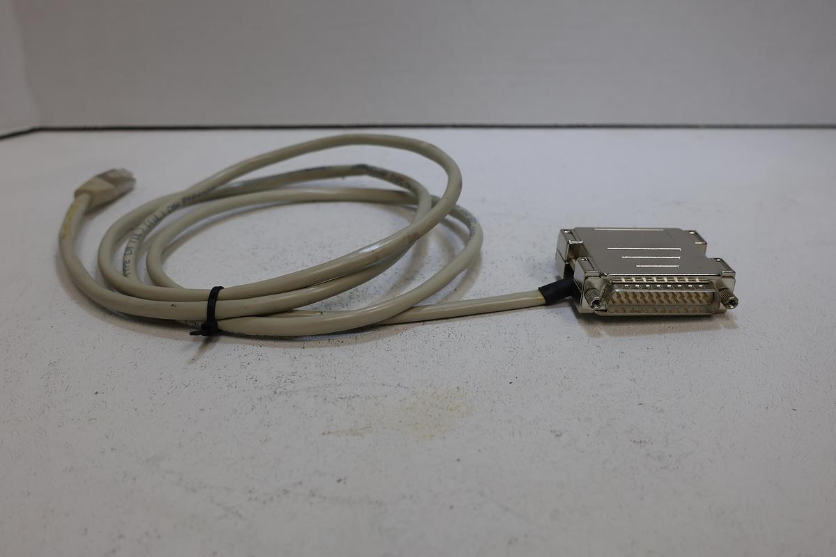 Used Dina DNDA 25/8 611D Cable Adapter with 25 Pin D-sub Cable Connector [5.1,5.5]