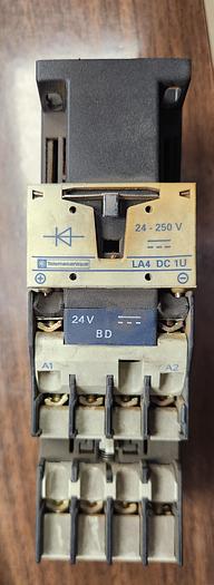 Used Telemecanique LA1 DN 31 LA4 DC 1U Contactor w/ Coil Suppressor - GHA-98