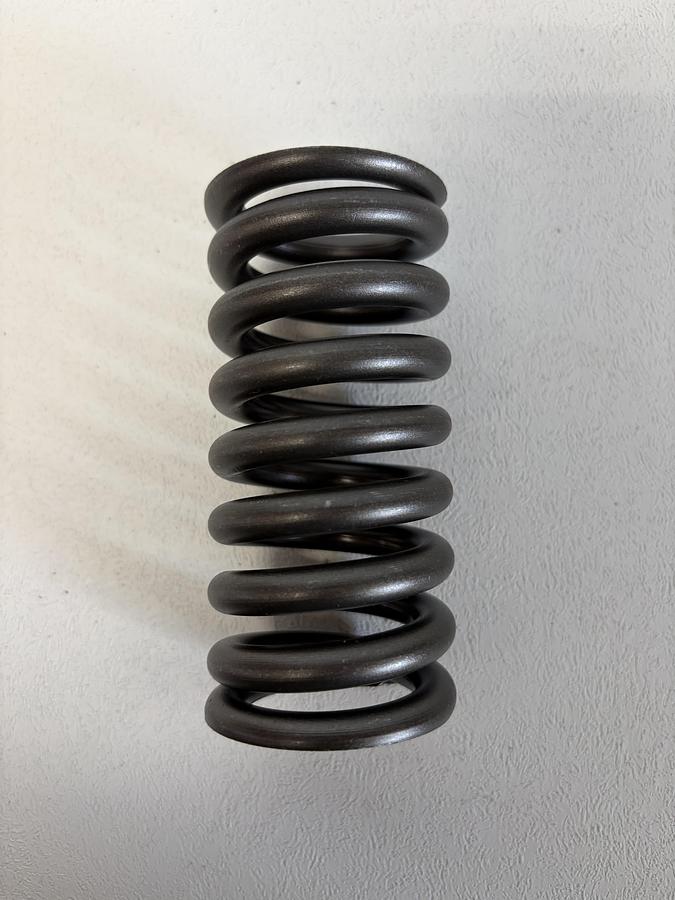 Used Tempered Steel Compression Spring, 4" Long 1.938" OD