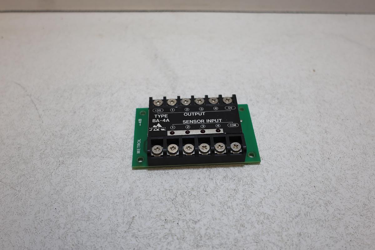 Used Metrol BA-4A / TE-4L-B CNC Tool Touch Sensor Interface Board – Used