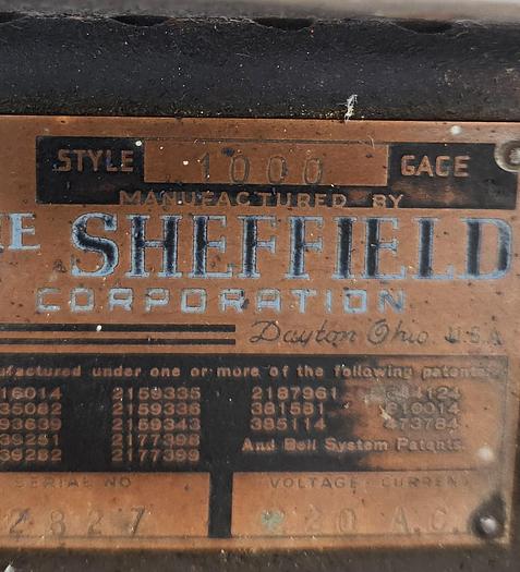 Parts Only Sheffield Comparator & Stand Style 1000 Serial 2827 vintage retro - GHA-163