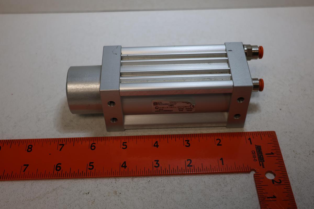 Used Compact Pneumatic Cylinder 40mm Bore 45mm Stroke Alfa Meccanica SMC Type GHA-186