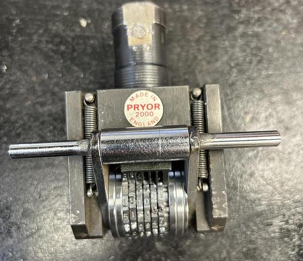 Used Pryor Series 2000 6 Digit (5/8" Total width) Auto Numbering Head - GHA-117