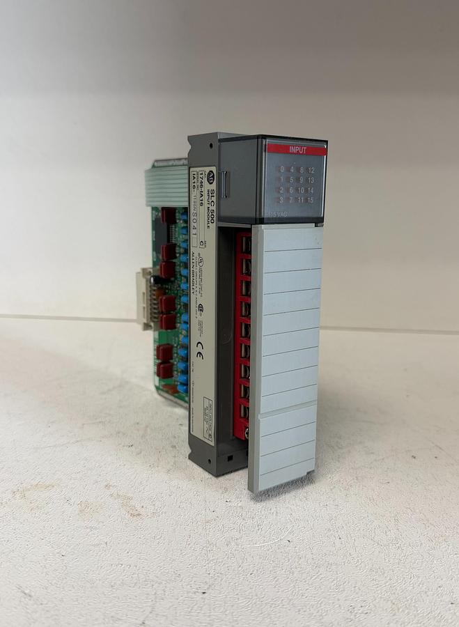 Used Allen-Bradley SLC 500 1746-IA16 Input Module 85–132VAC Ser C PLC GHA-185