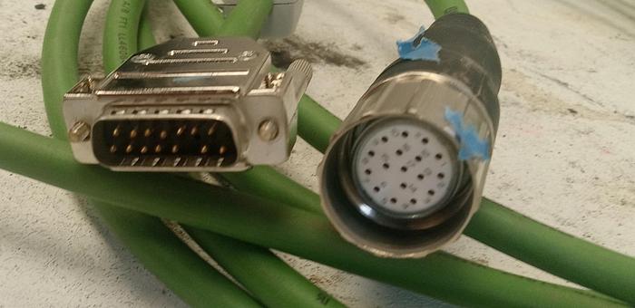 Used Deprag AWM Style 20671 E63216 LL46064 Cable -16.5' - GHBC-D2