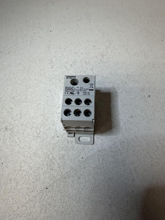 Used (Lot of 3) Siemens 5ST2505 Distribution Block GHGC-15