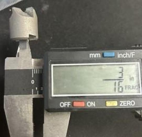 Reverse Counterbore 9/16" Diam, 3/16" Pilot hole - GHA-155-C0