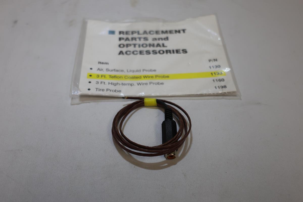 Check-It Electronics 1133 3 Ft Teflon Coated Wire Temperature Probe NEW