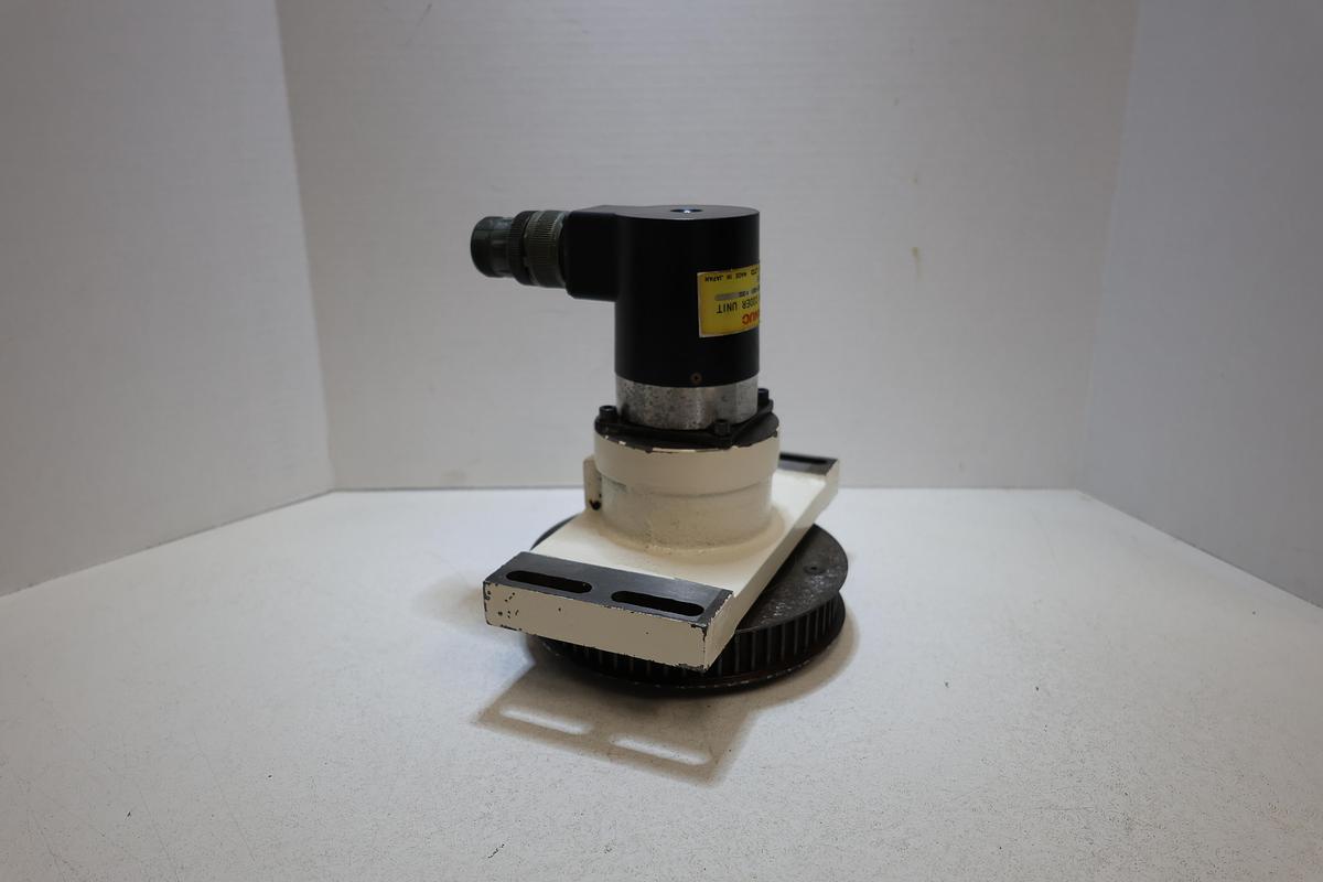 Used Fanuc A86L-0027-0001#002 Position Coder Unit w/ Pulley & Mount Used