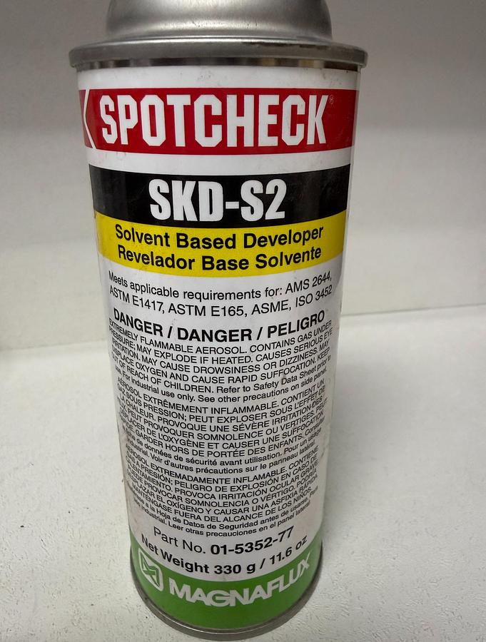 Used (LOT OF 3) Magnaflux Spotcheck SKD-S2 Solvent Based Developer 11.6oz Can Exp. 05/27 GHGC