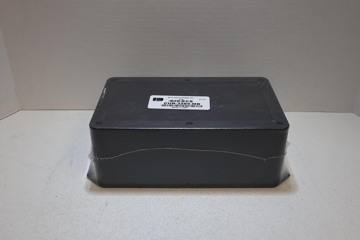 Bud Industries CUR-3285-MB ABS Utility Enclosure Box Recessed Cover New