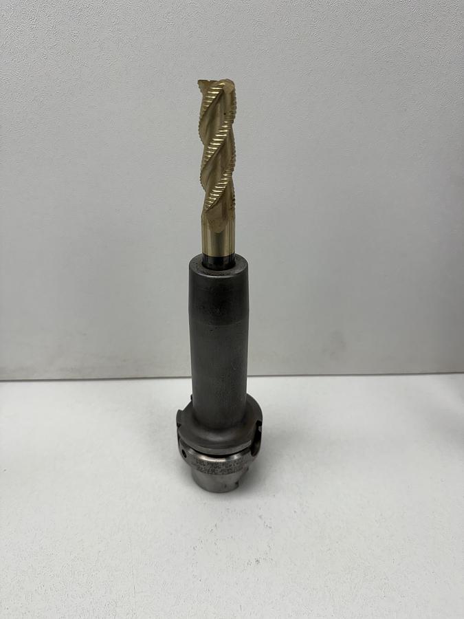 Used Briney HSK63ASF Shrink Fit Tool Holder HSK62ASF-075-590 GHA-109