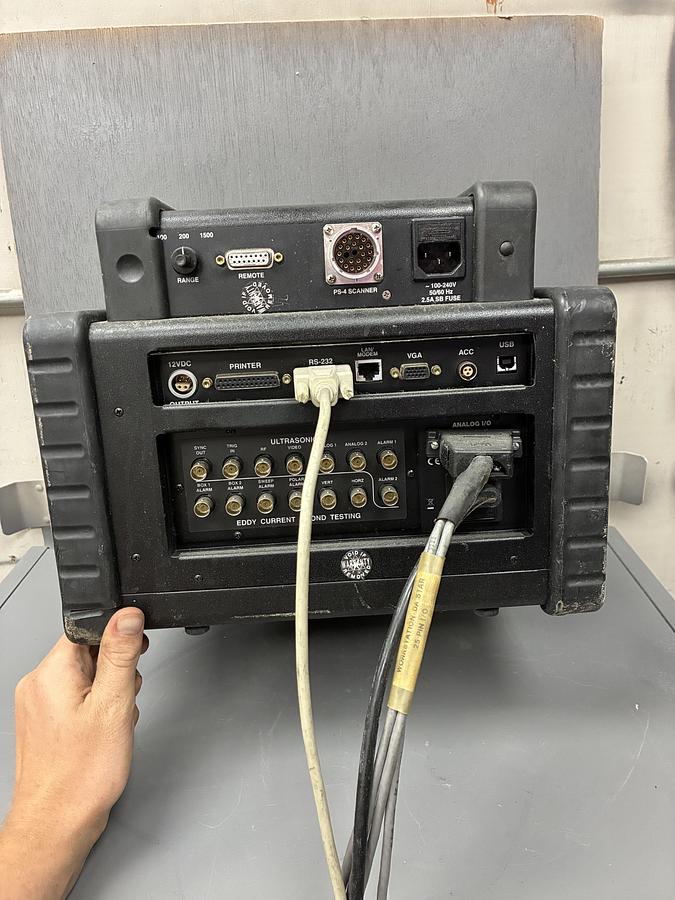 Used Olympus Nortec Workstation 1000 Eddy Current Inspection System–Portable NDT Flaw Detection Console GHA-165