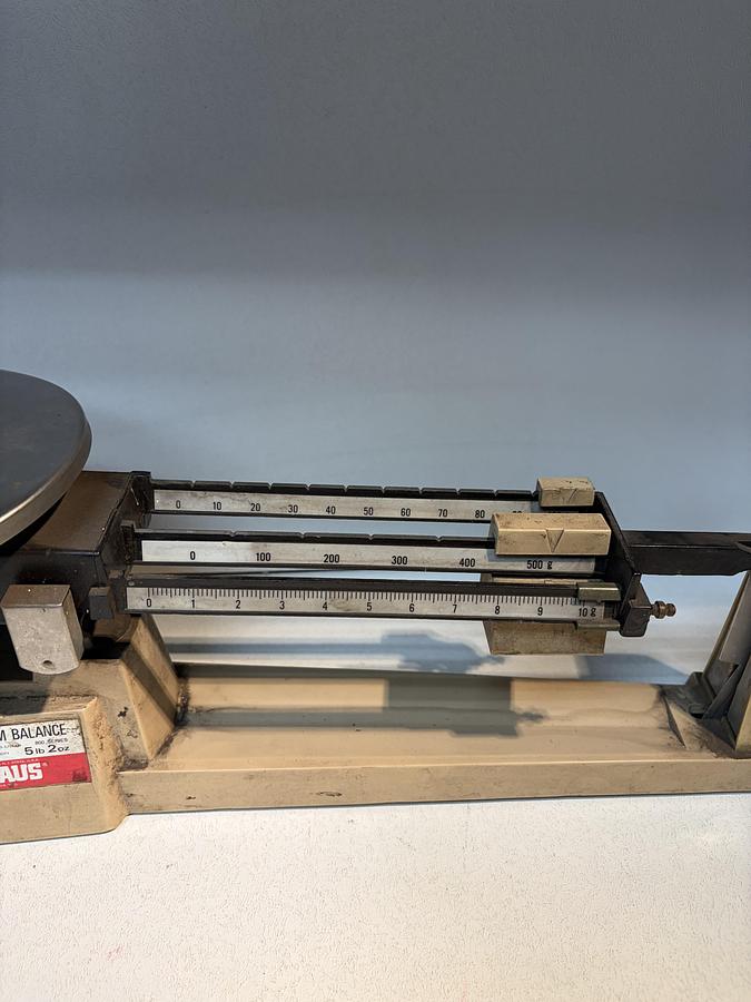 Used Ohaus Triple Beam Balance Scale 700 2610g 800 5lb 2oz Series  GHC-53