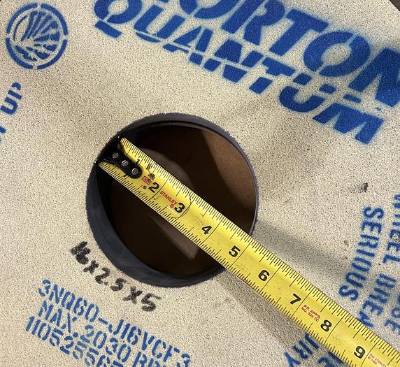 Used Norton 16"X2.5"X2" Grinding Wheel - 3NQ60 - GHC-1