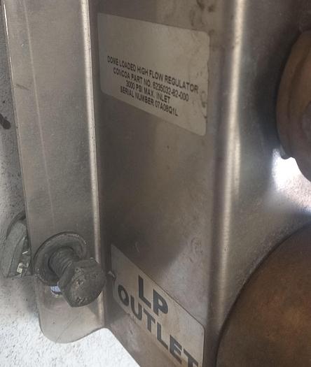 Used Dome Loaded High Flow Regulator 6235032-82-000 Gas Delivery System - GHB-58