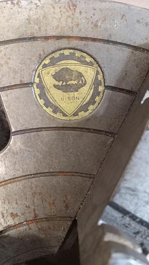 Used Bison 12 1/2" 4 Jaw D1-6 Mount Lathe Chuck GH301.5