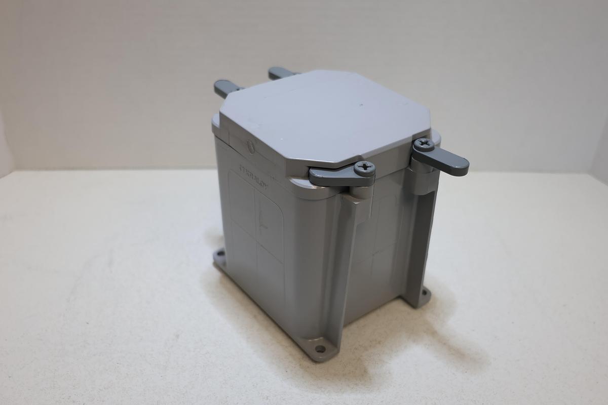 Used Kraloy PVC Weatherproof Electrical Enclosure Junction Box w/ Gasketed Lid