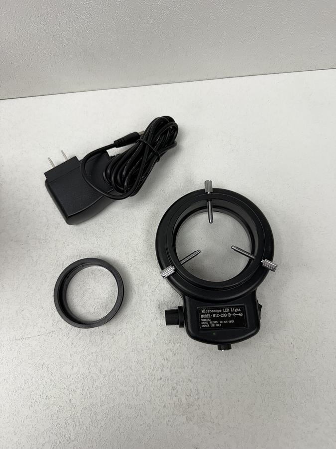 Used Vision Scientific Adjustable 144 LED Ring Light Illuminator MIC-209 GHC-24