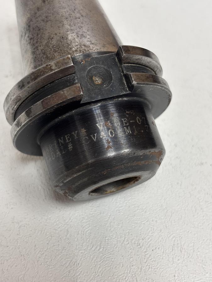 Used Briney V40E-075-175 Cat 40 End Mill Tool Holder CV40EM1.75-0750 GHC-31