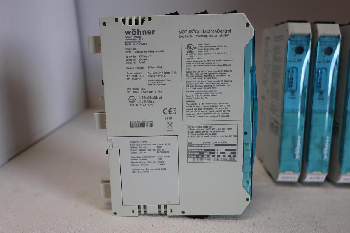 Used Wohner MOTUS Contactron Control 2,4 A 