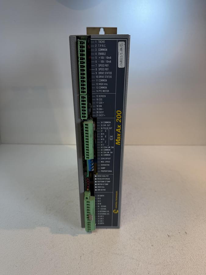 Used Control Techniques MaxAx 200 Servo Drive 220V 3-Phase P/N 7.31.811 GHA-187