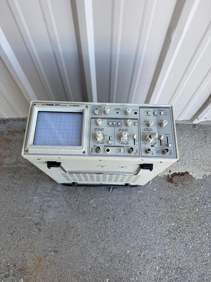 Used Protek Oscilloscope P-3502C 20 MHz POWER TESTED ONLY GHA-47