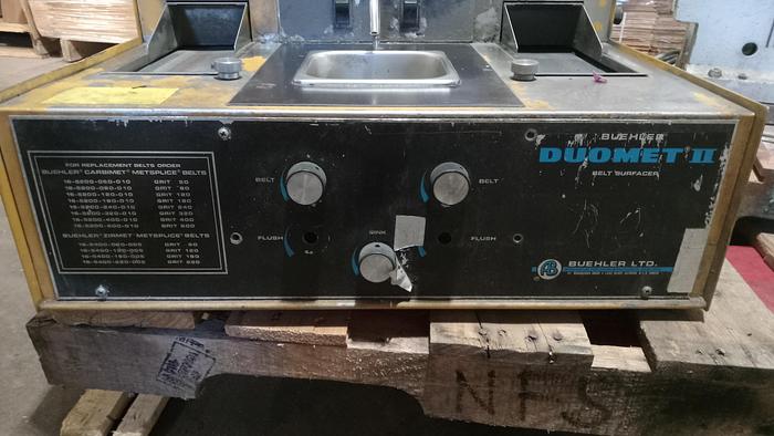 Used Buehler Duomet II Cross Section Belt Sander 16-1290-160 GH600