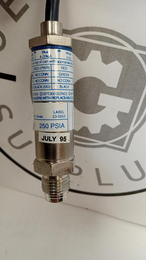 Used Span Instruments SPT300 Series Transducer 250PSIA GH503
