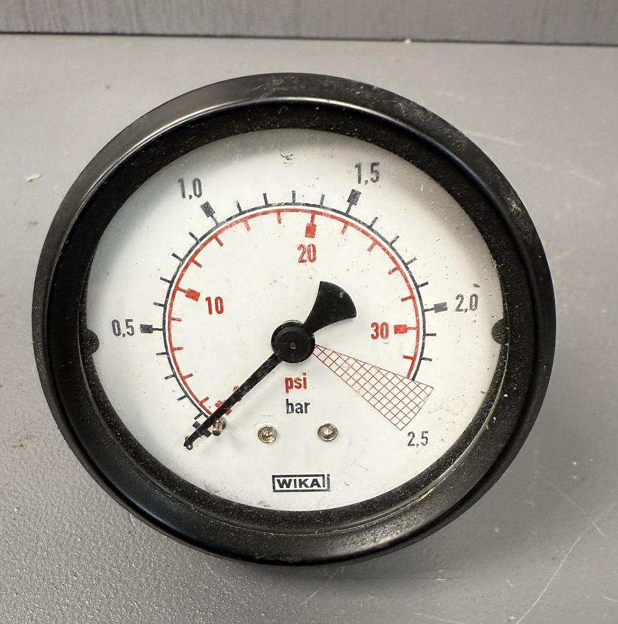 Used WIKA PRESSURE GAUGE 2.5 GHA-SS5