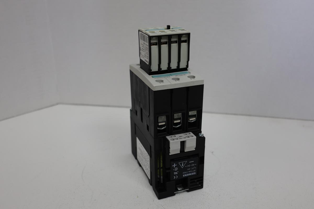 Used Siemens 3RT1035-3BB40 Power Contactor S2 w/ 3RH1921-1HA22 Auxiliary block+3RT1936-1TR00