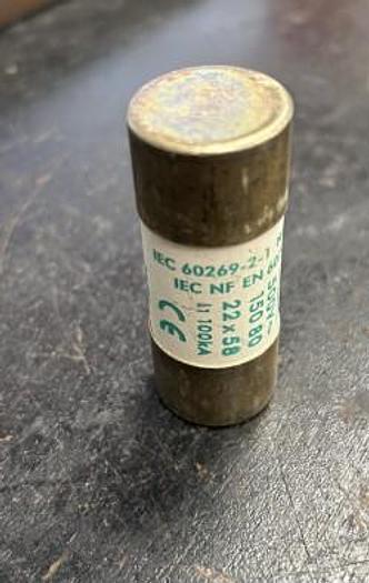 Used Lot of 2 - Legrand 150 80 Fuse 80 Amp 500 Volt Cylindrical - GHB-63-D16