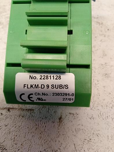 Used Phoenix Vontavt FLKM-D 9 Sub/S 2281128 Interface Module GH118