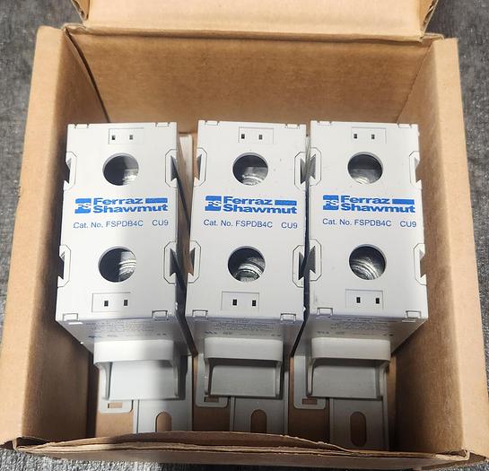 Mersen Ferraz Shawmut FSPDB4C Power Dist. Blocks - LOT of 3 - New - GHB-70