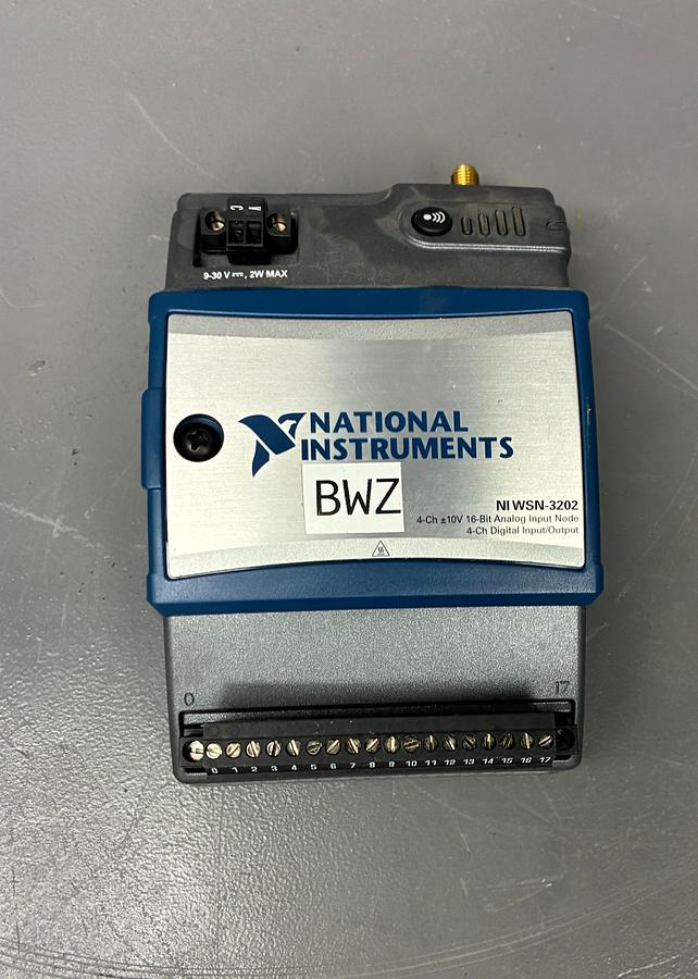 Used National Instruments NI WSN-3202 Wireless Analog Input Node – 4 AI Channels GHC-39