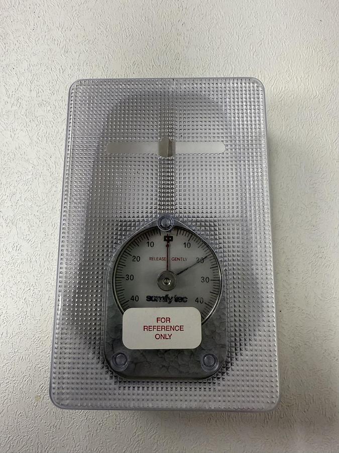 Used Somfy Tec Force Gauge Dial Indicator 10–50 Grams – Made in France GHC-28