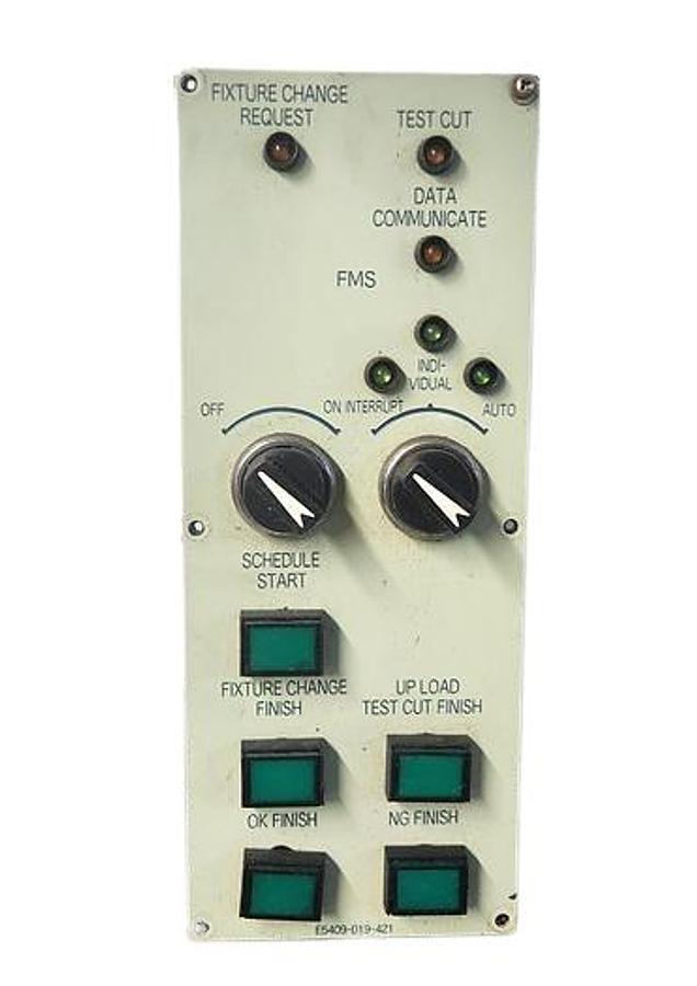 Used OKUMA E5409-019-421 Fixture Change Request Panel 