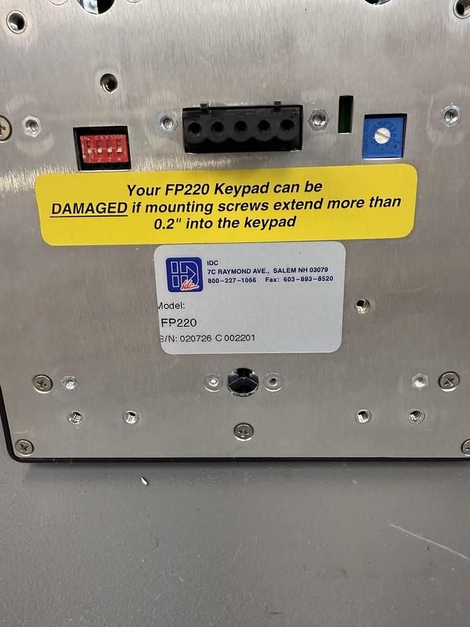 Used (NEW IN BOX) DAHANER MOTION FP220 WITH MOUNTING KIT GHA-GS3