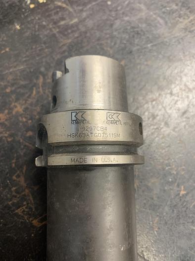 Used Kennametal Collet Chuck HSK63ATG075115M