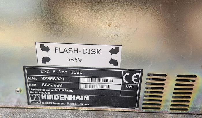 Parts Only Heidenhain Grundig CNC Pilot 3190 Monitor - Not tested - GHB-80-LAF