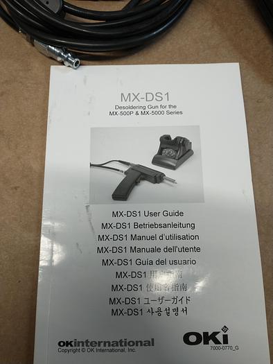 Used LIKE NEW Metcal MX-DS1 GUN for MX Soldering/Desoldering WITH HOSE NO TIP
