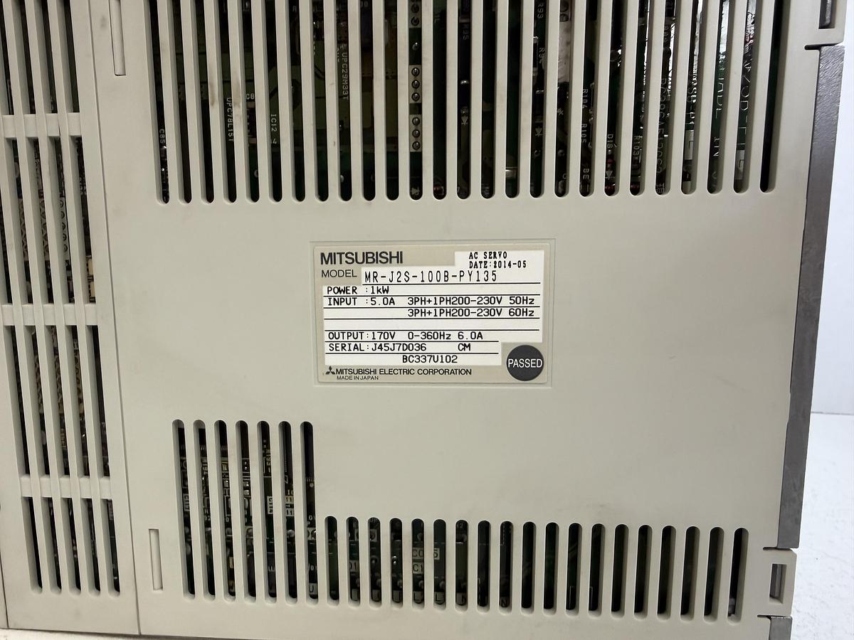 Used Mitsubishi MR-J2S-100B AC Servo Drive Amplifier 1kW MELServo Tested Working