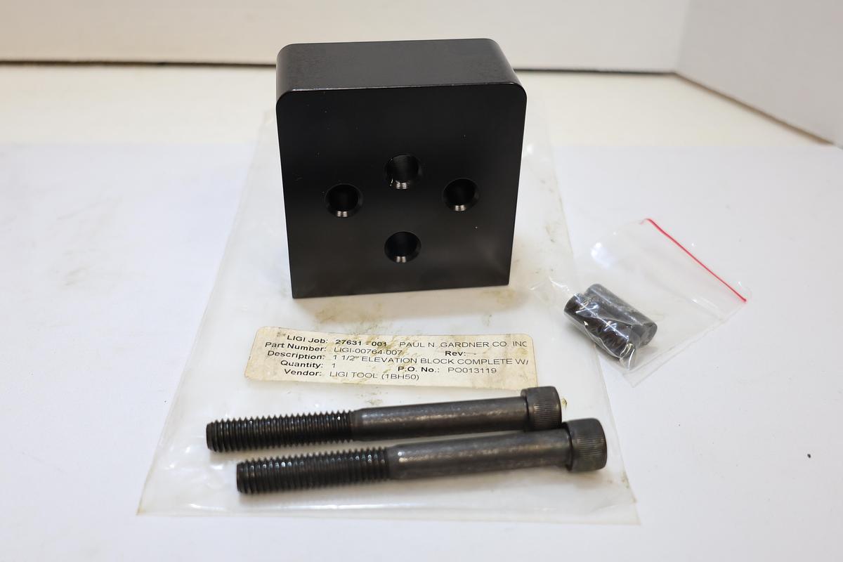LIGI-00764-007 1-1/2" Elevation Block Assembly w/ Hardware - New