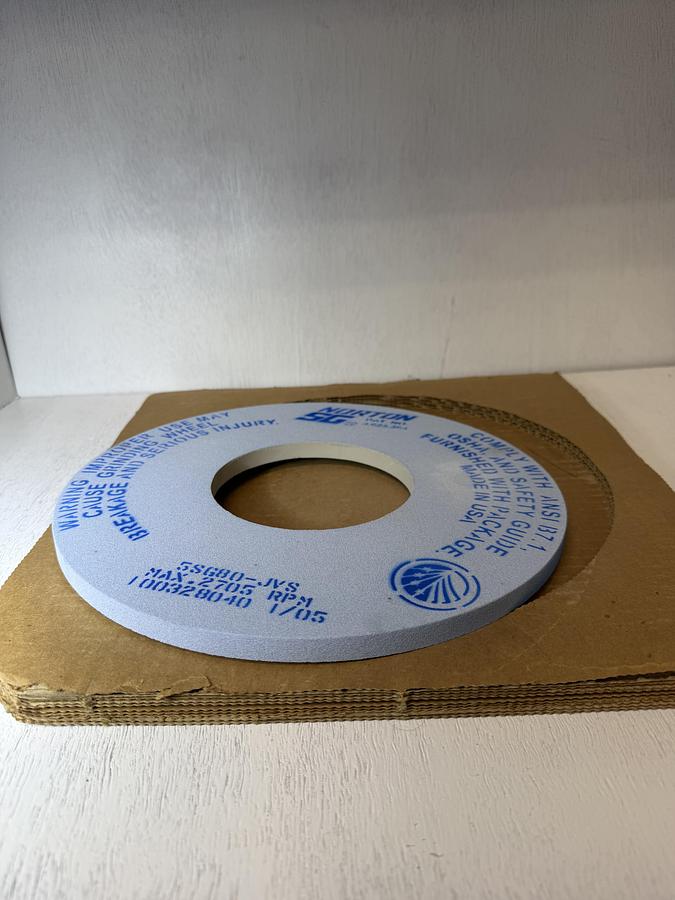 Used Norton 12"x1/2"x5" 5SG80-JVS Grinding Wheel GHA-65