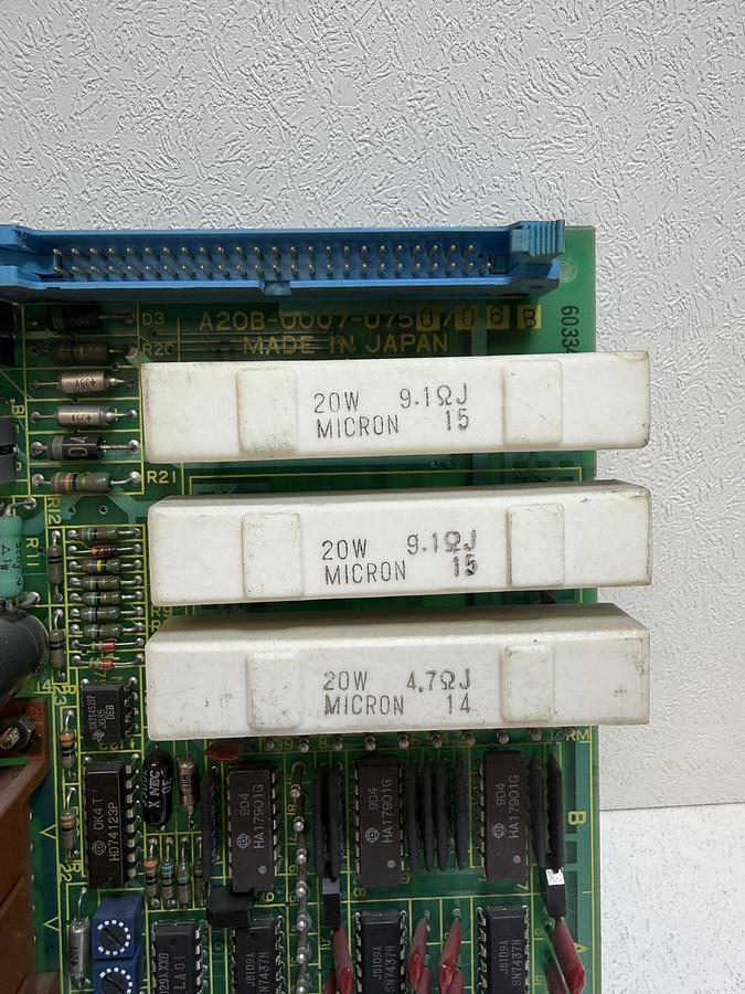 Used FANUC A20B-0007-0750/06B Control Board A350-0007-T752/03 GHGC-17
