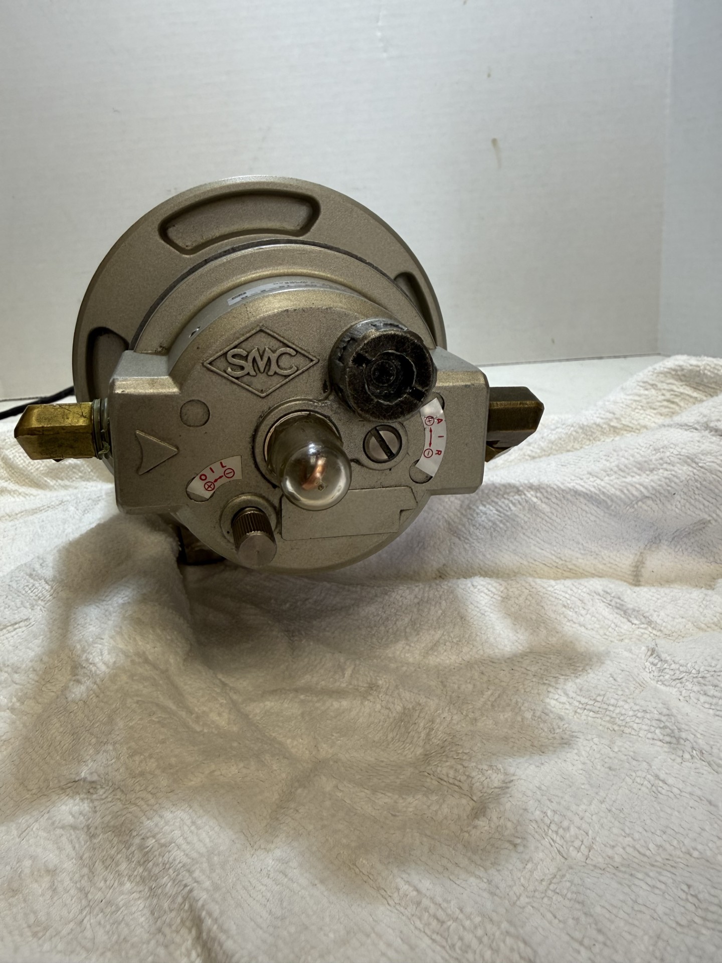 Used SMC AL430-02-1S-2-R-X240 Micro Mist Lubricator Airline Oiler 1/4" Pneumatic GHA-83