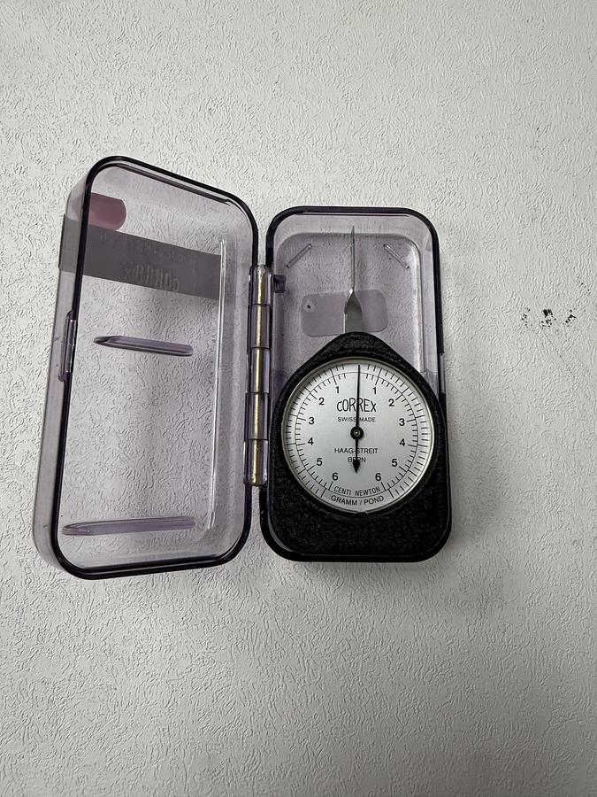 Used Correx Haag-Streit Bern Tension Gauge – 6 Grams, Swiss Made GHC-28