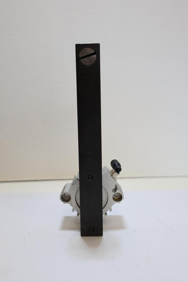 Used SMC CQ2B32-5S Compact Pneumatic Cylinder w/ Lever Arm Assembly