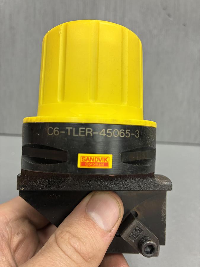 Used Sandvik Coromant C6-TLER-45065-3 Turning Tool Holder – Capto® C6 Right-Hand Tool Holder GHC-9