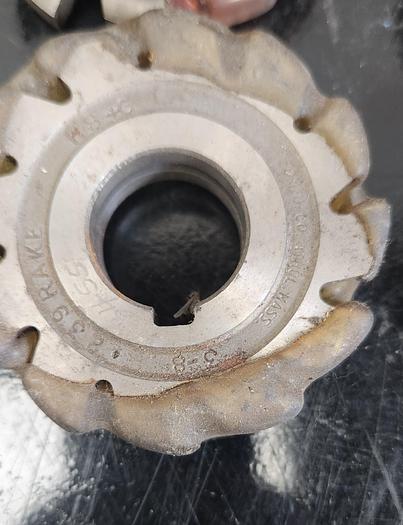 Used Lot of 9 - Assorted Sizes Used Concave Milling Cutters 2"-3-1/2" Diam - GHB-49